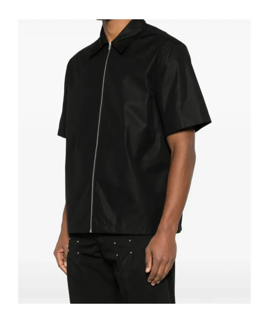 Jil Sander Short-Sleeved Zip-Up Shirt