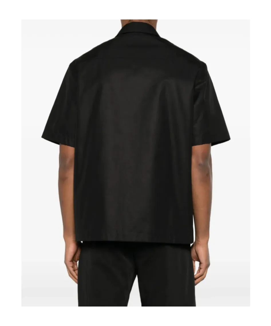 Jil Sander Short-Sleeved Zip-Up Shirt