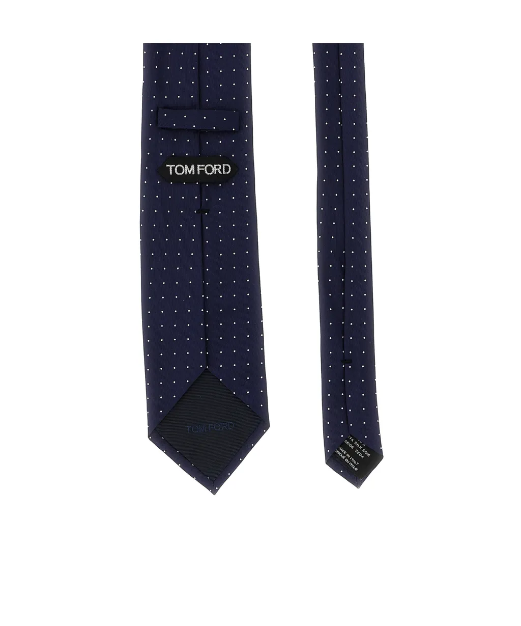 Tom Ford Pointed Tip Micro Polka Dot Tie