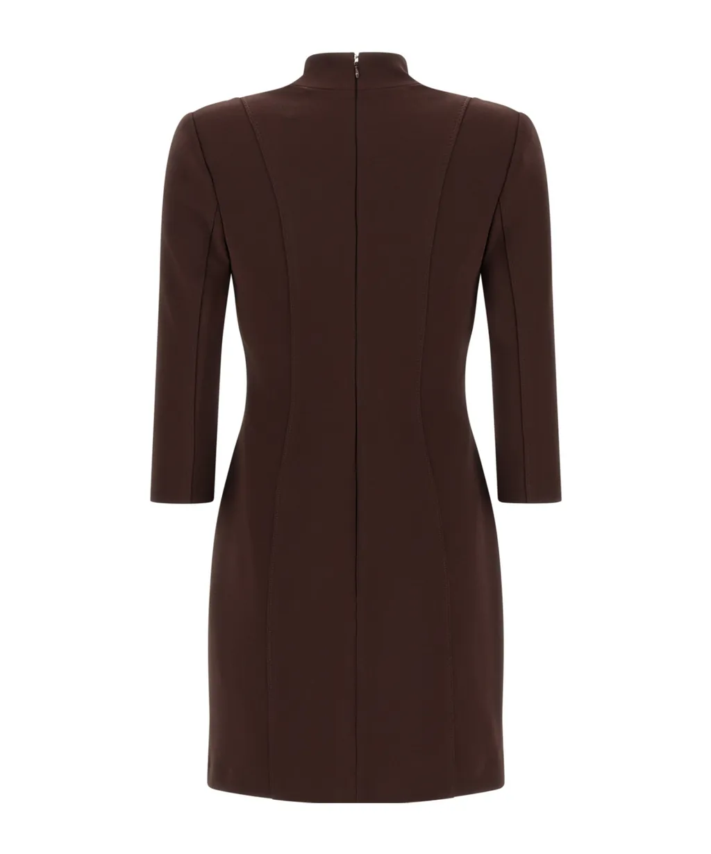 Elisabetta Franchi Logo Plaque Mini Dress