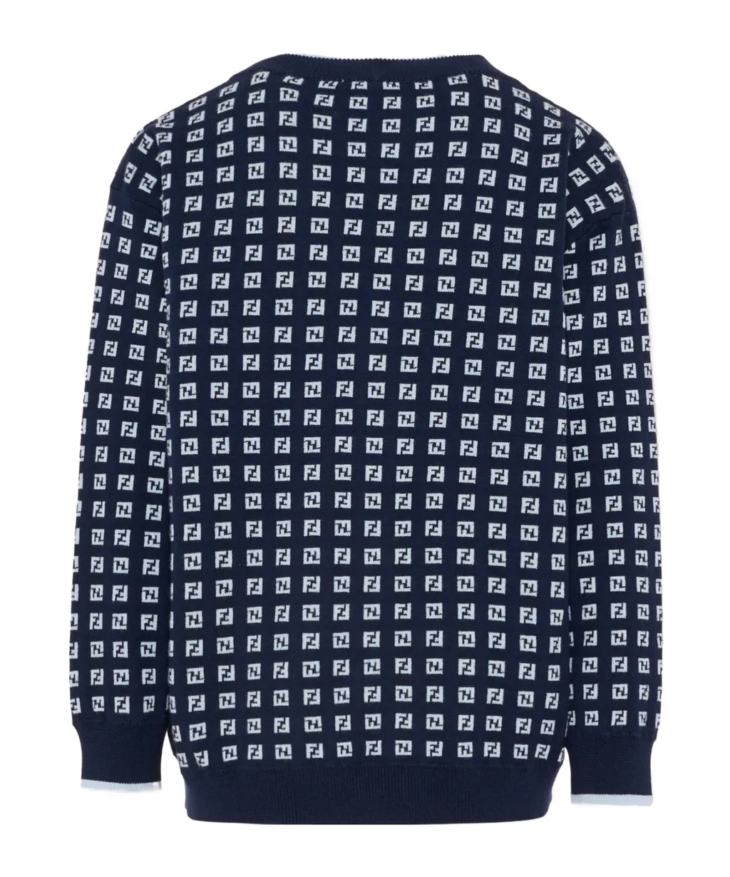 Ff-Motif Cardigan