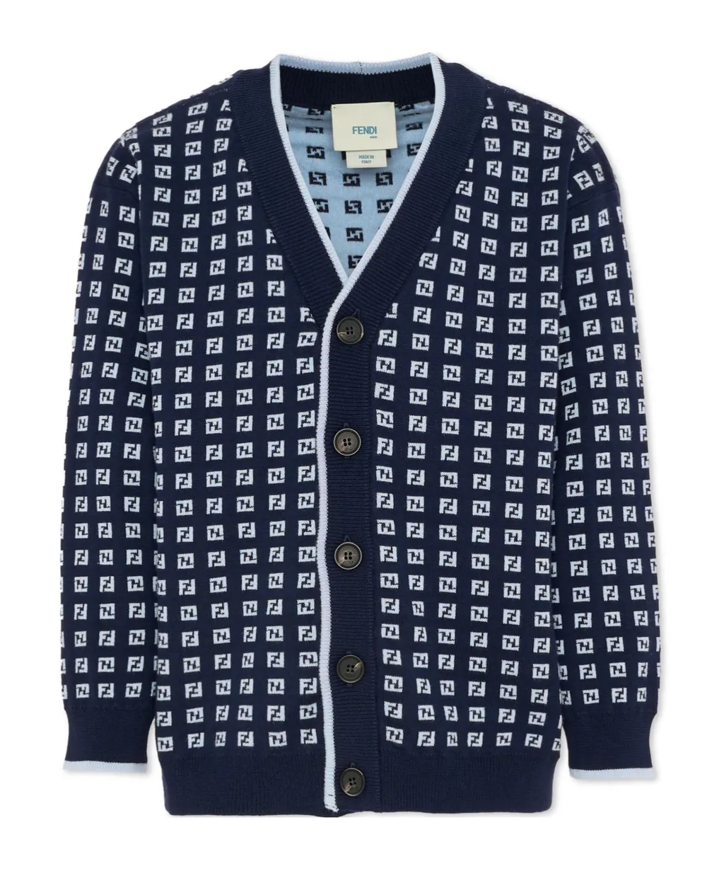 Ff-Motif Cardigan