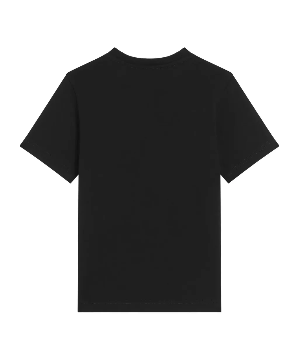 Dolce & Gabbana Kids Logo Patch Crewneck T-Shirt