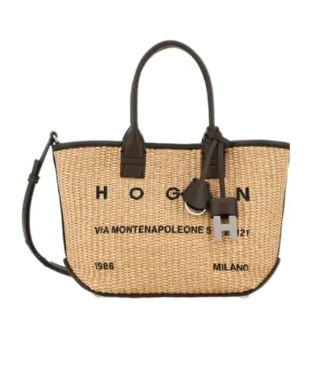 Hogan Script Mini Shopping Bag