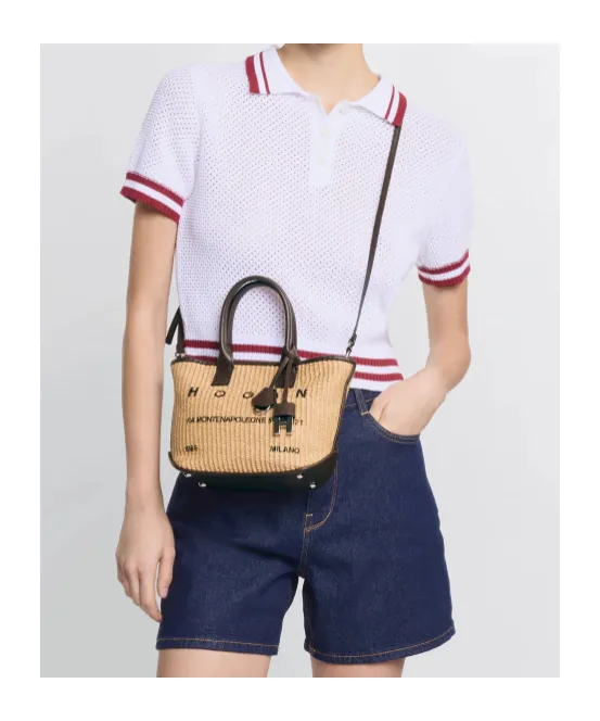 Hogan Script Mini Shopping Bag