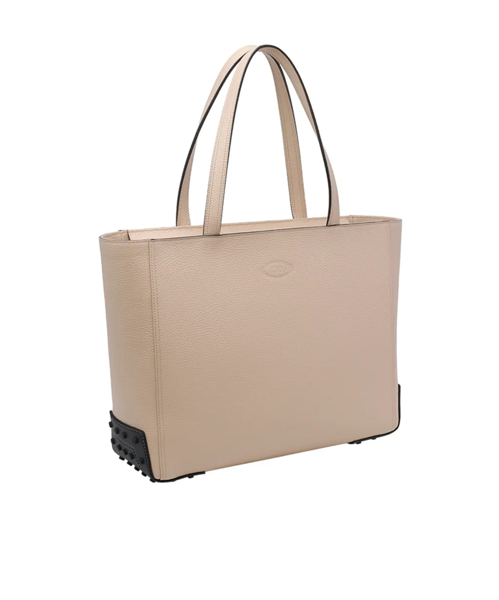 Tod's Logo Embossed Top Handle Bag