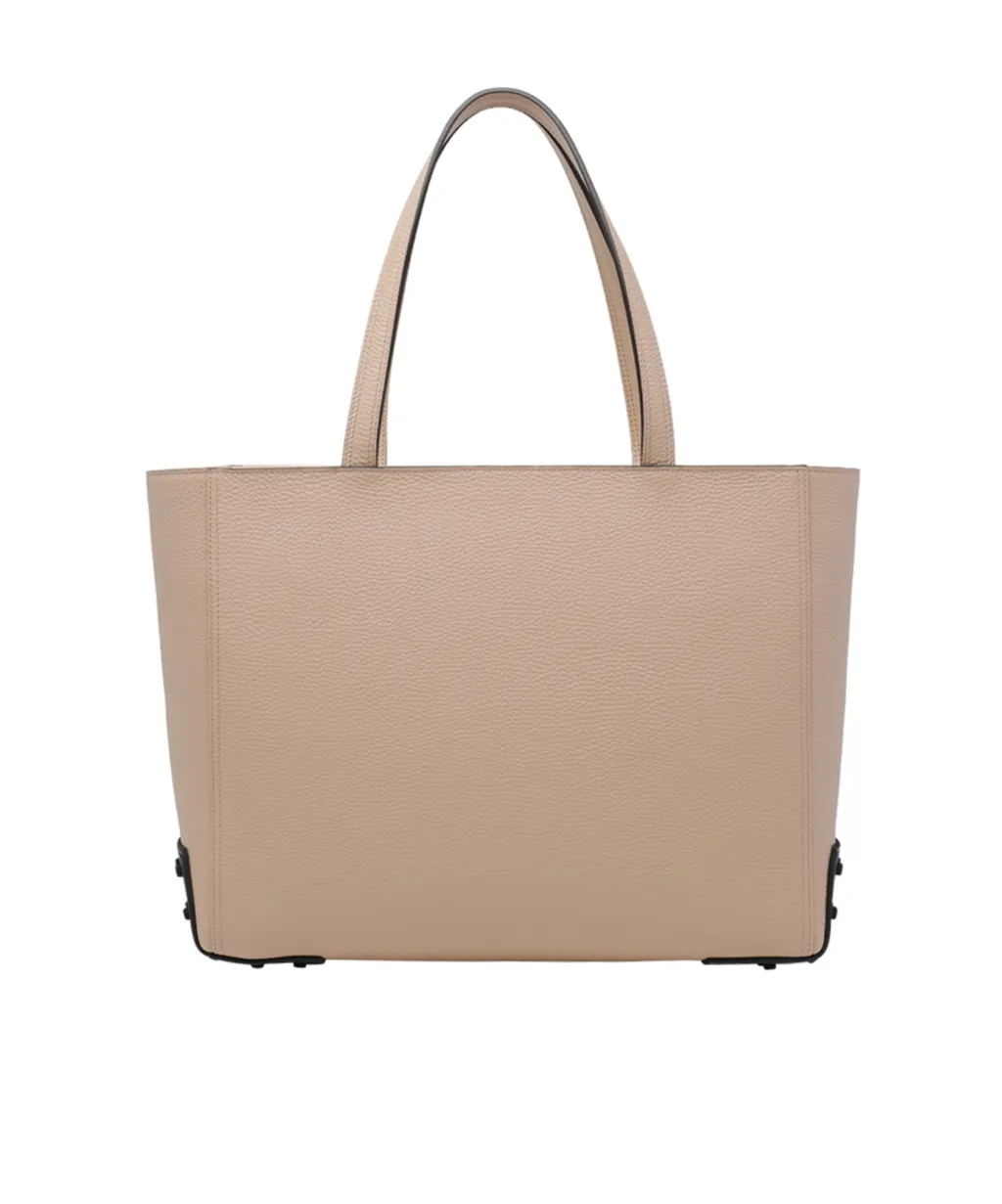 Tod's Logo Embossed Top Handle Bag