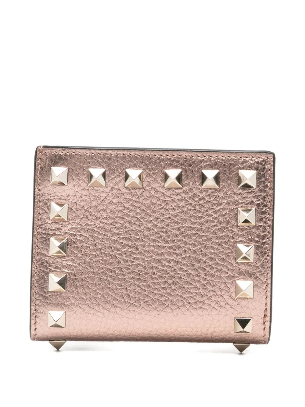 Rockstud Leather Wallet