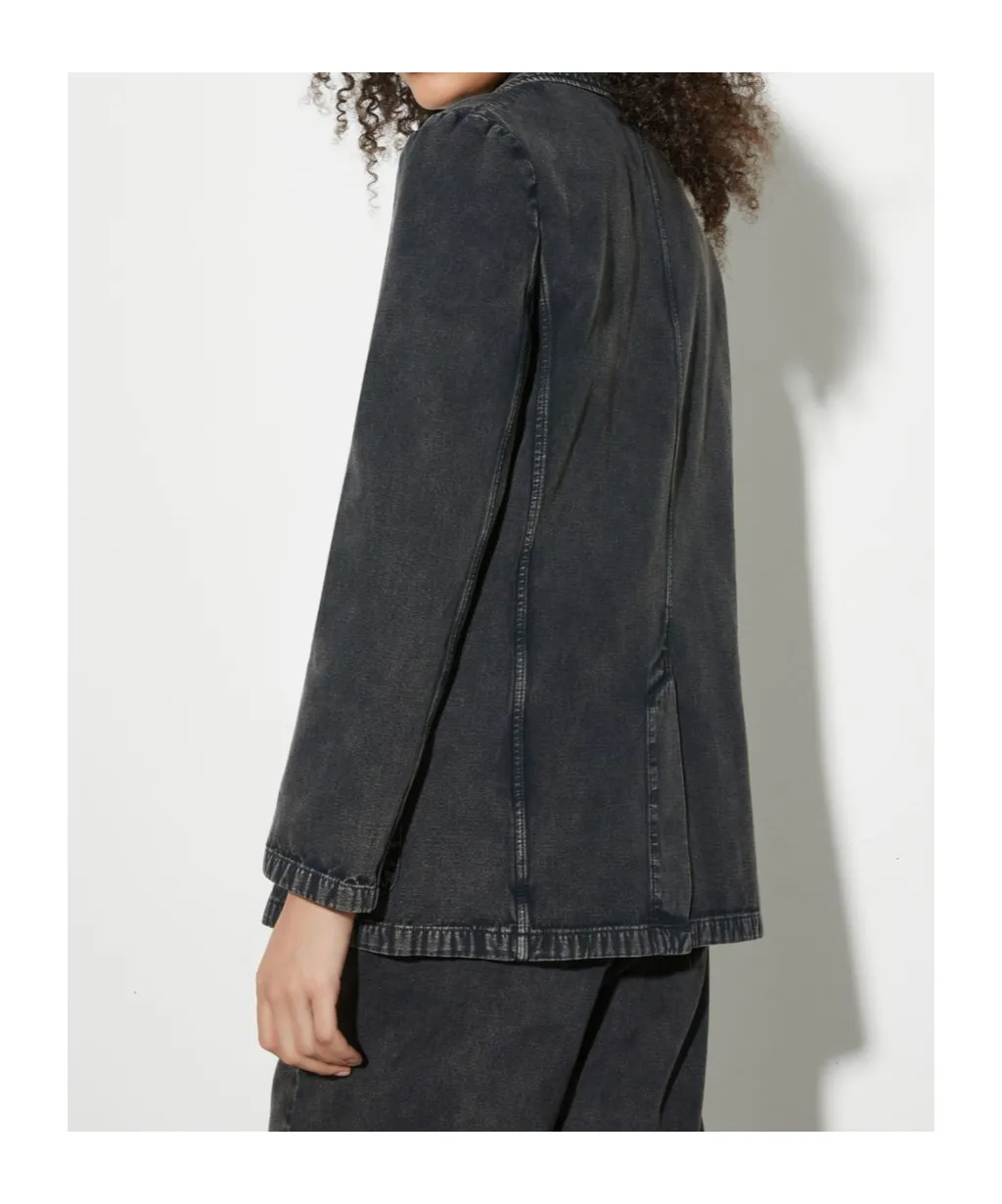 Relaxed Twill Blazer