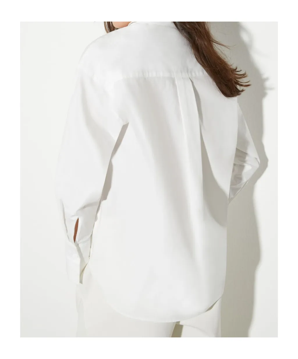 Oversized Cotton-Poplin Shirt