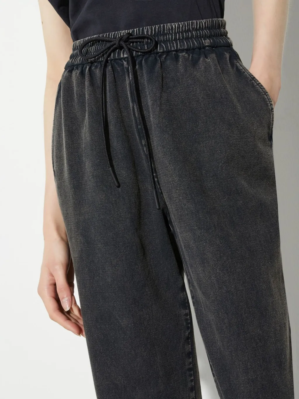 Drawstring Twill Trousers