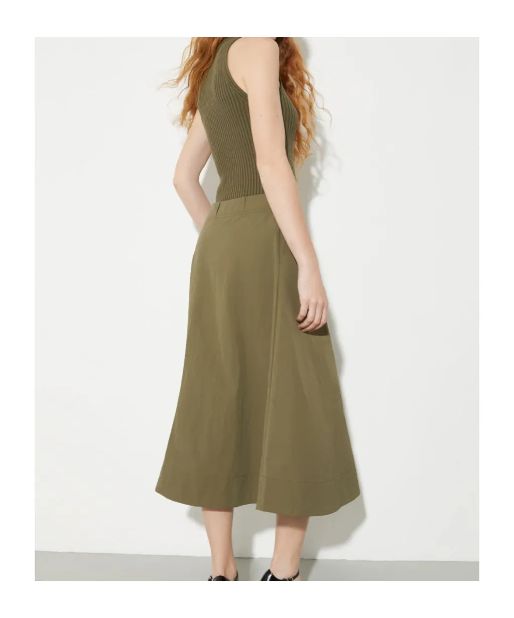 Flared Midi Dress
