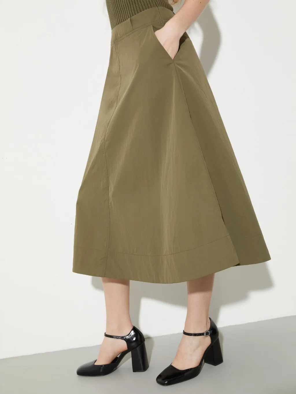 Flared Midi Dress