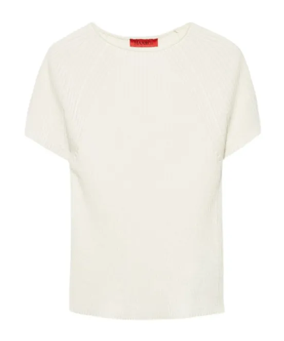 Ribbed-Knit T-Shirt
