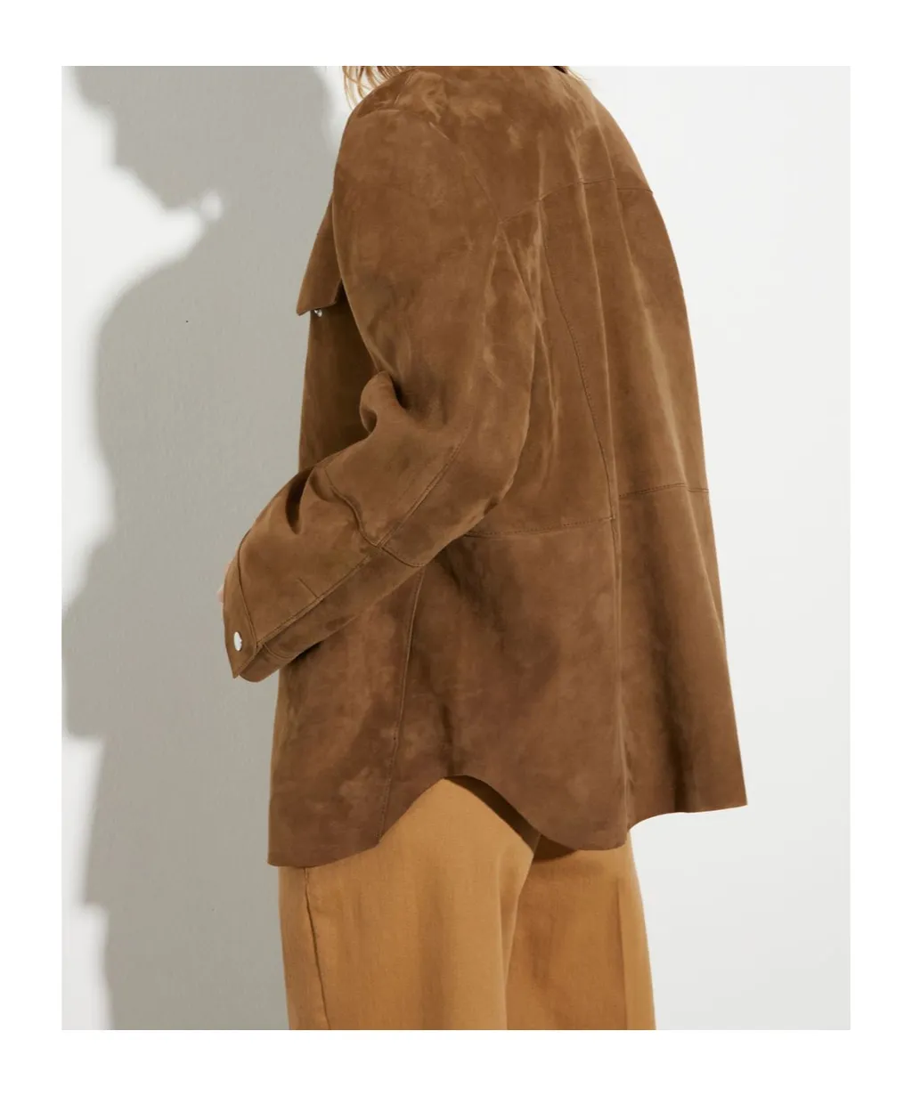 Suede Shirt Jacket