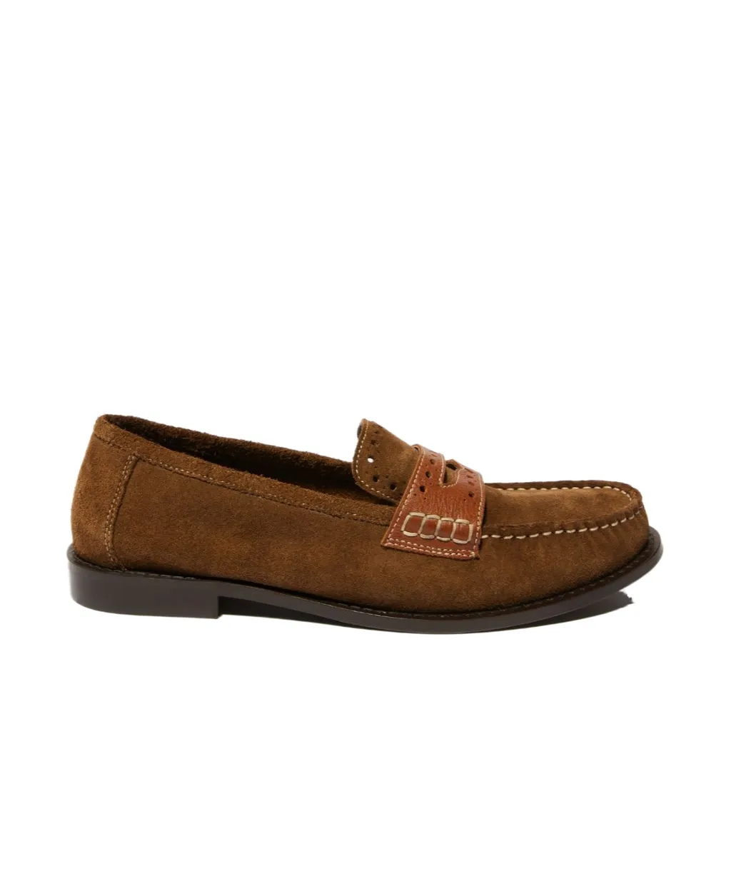 Suede Loafers