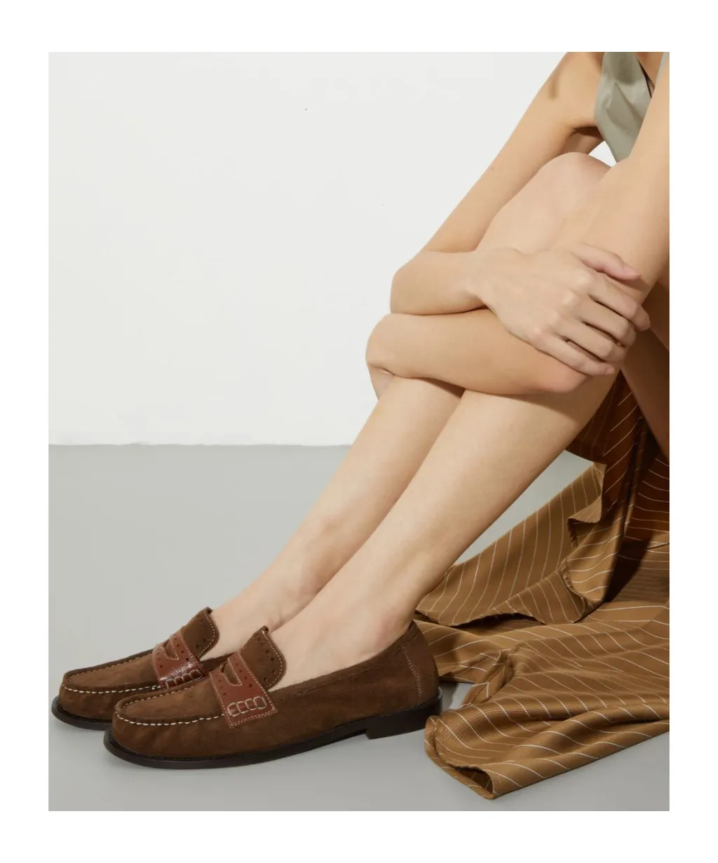 Suede Loafers