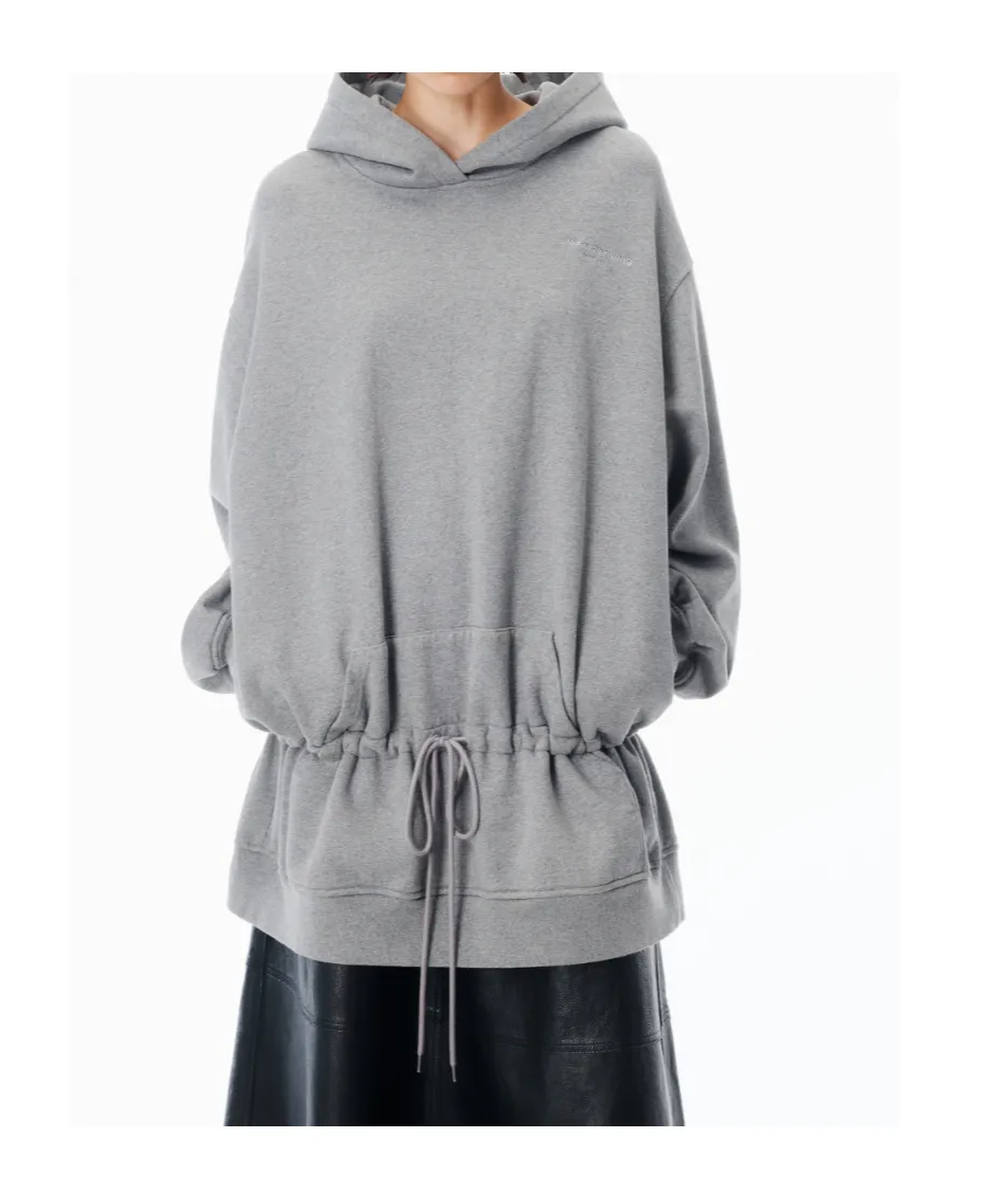 Dropped Waist Hoodie Dress