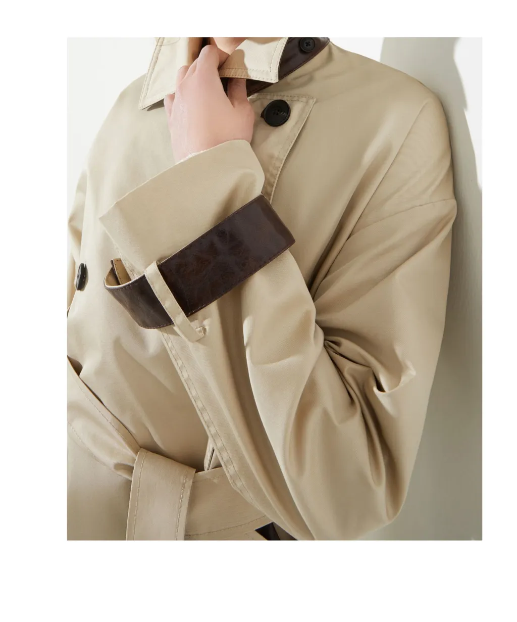 Double-Breasted Trench Coat
