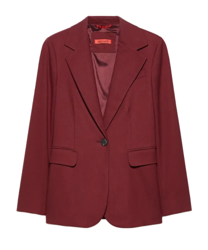 Pinstripe Flannel Suit Jacket