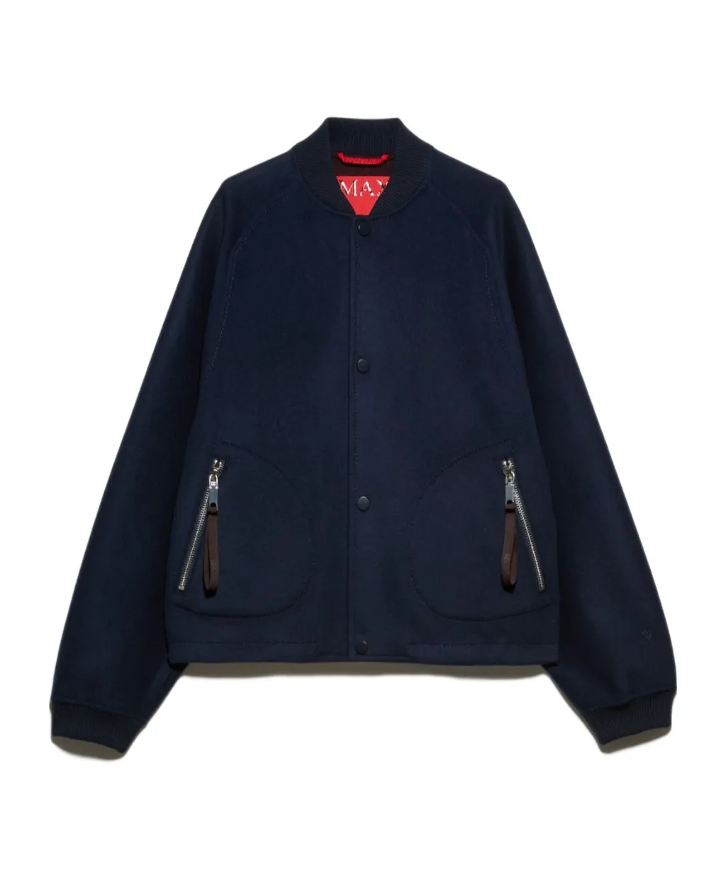 Double-Layer Wool Bomber Jacket