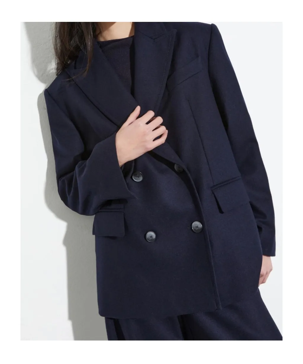 Oversized Double-Breasted Suit Jacket