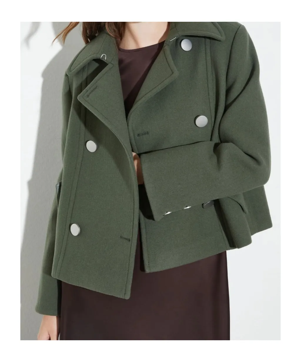 Double-Layer Wool Casual Jacket