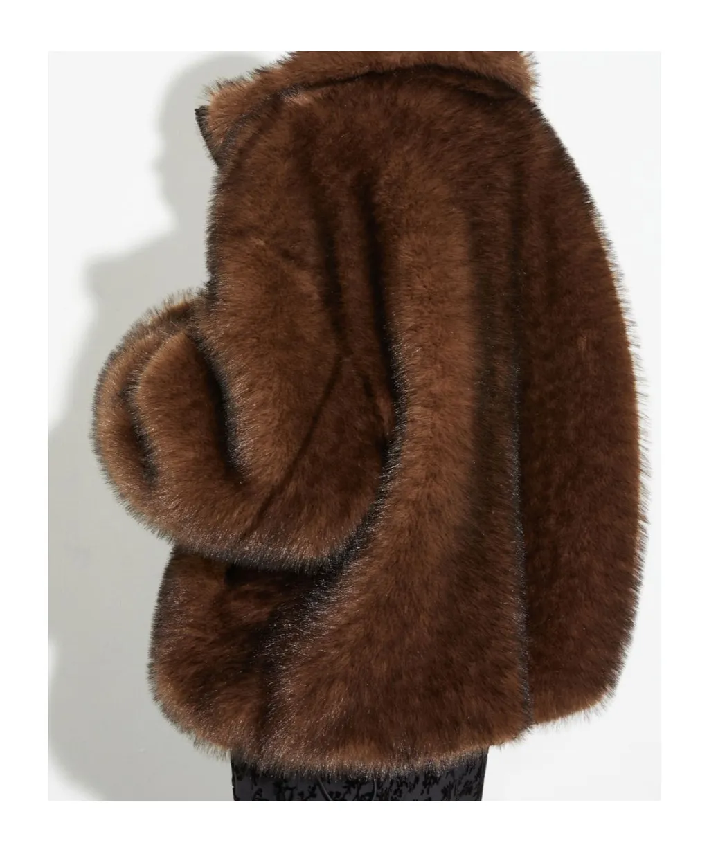 Double-Sided Plush Coat
