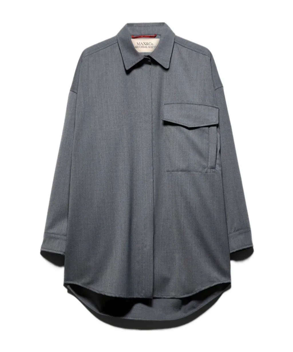 Long-Sleeved Shirt Jacket