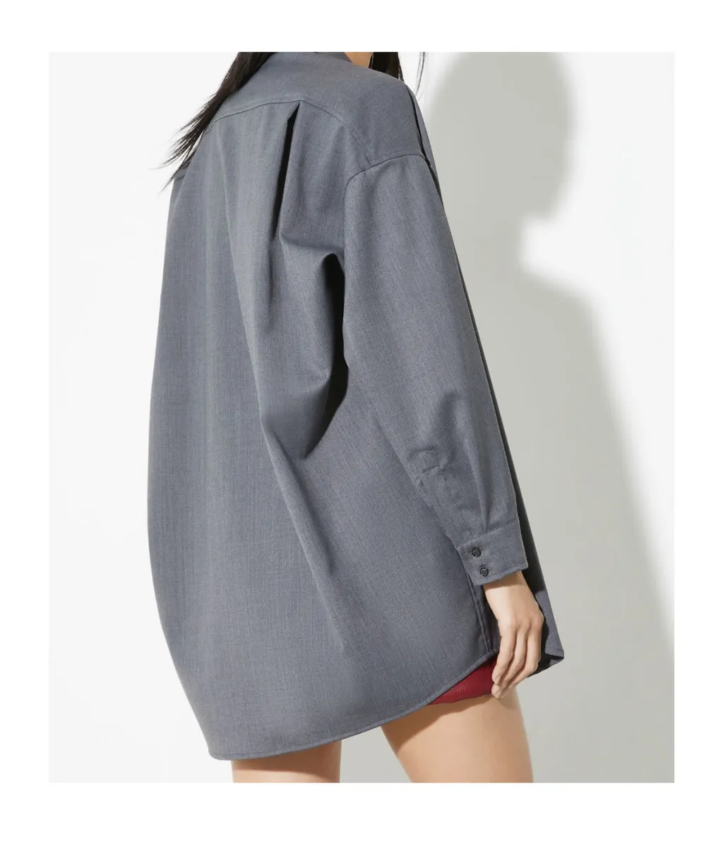 Long-Sleeved Shirt Jacket
