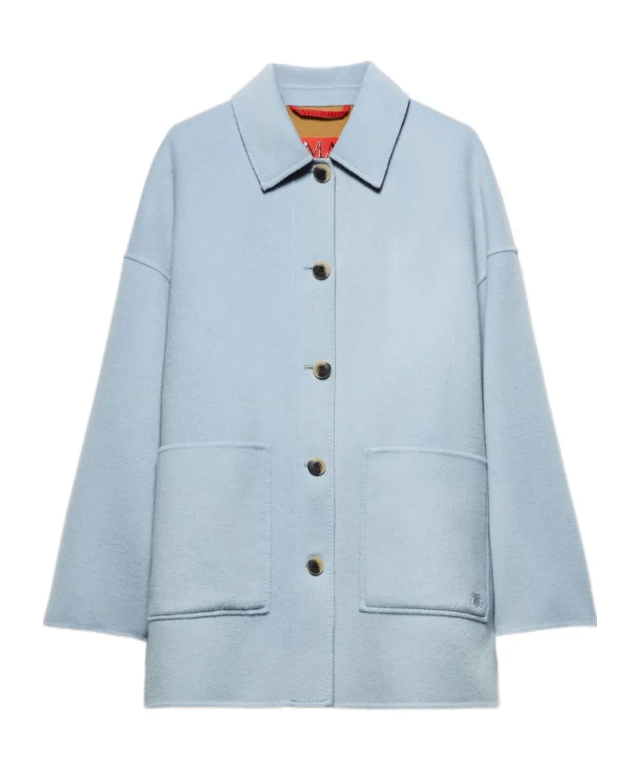 Double-Layer Wool Shirt Jacket