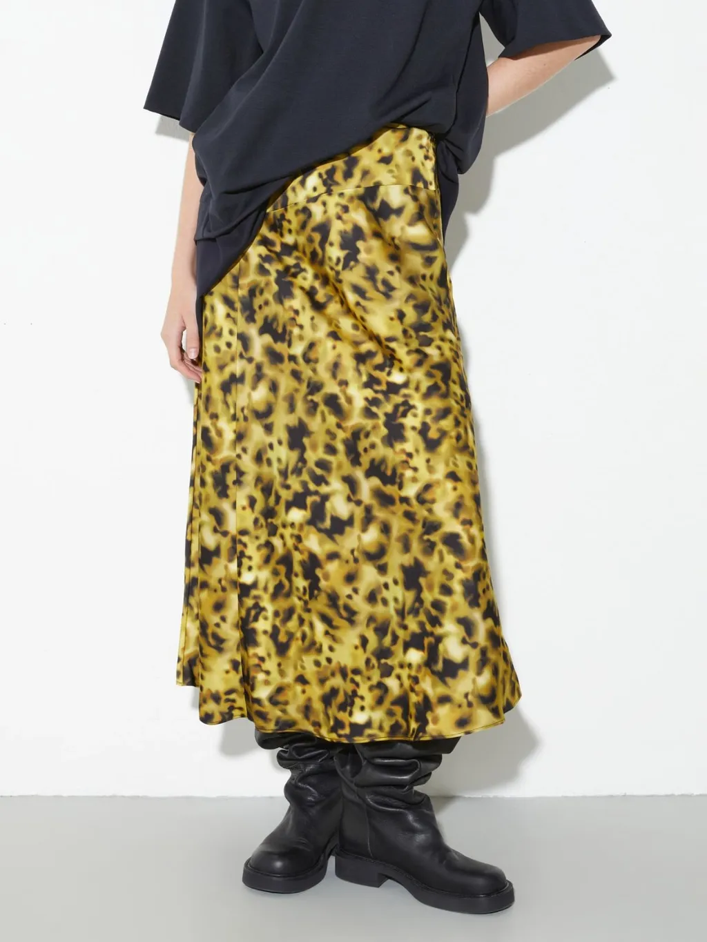 Printed Midi Skirt