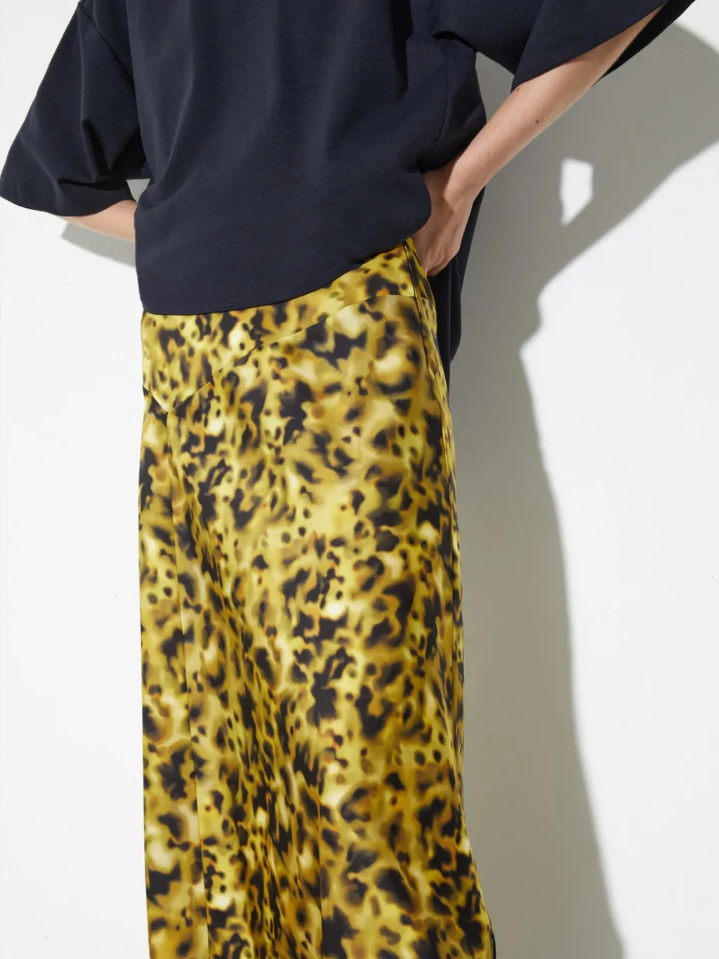 Printed Midi Skirt