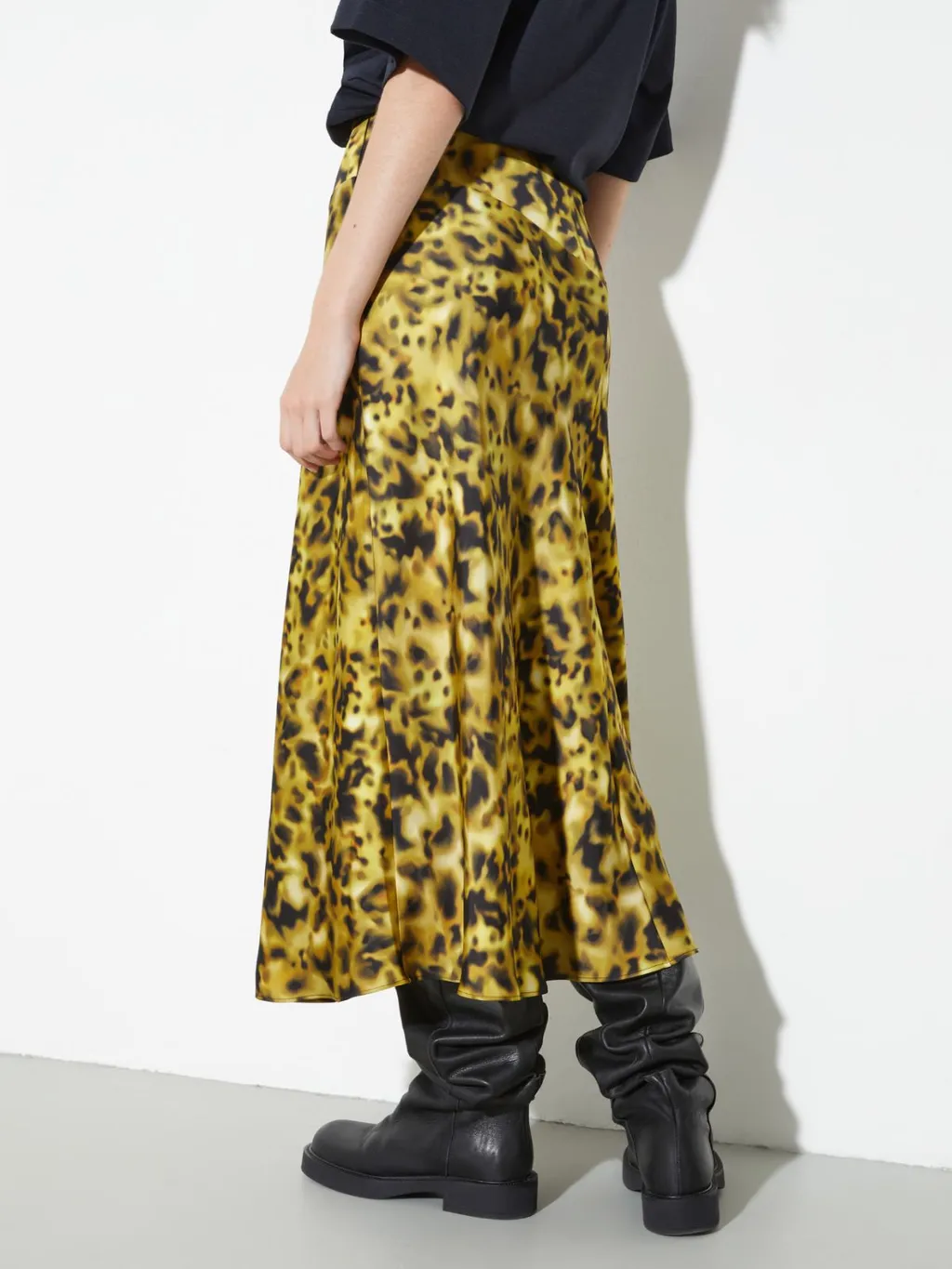 Printed Midi Skirt