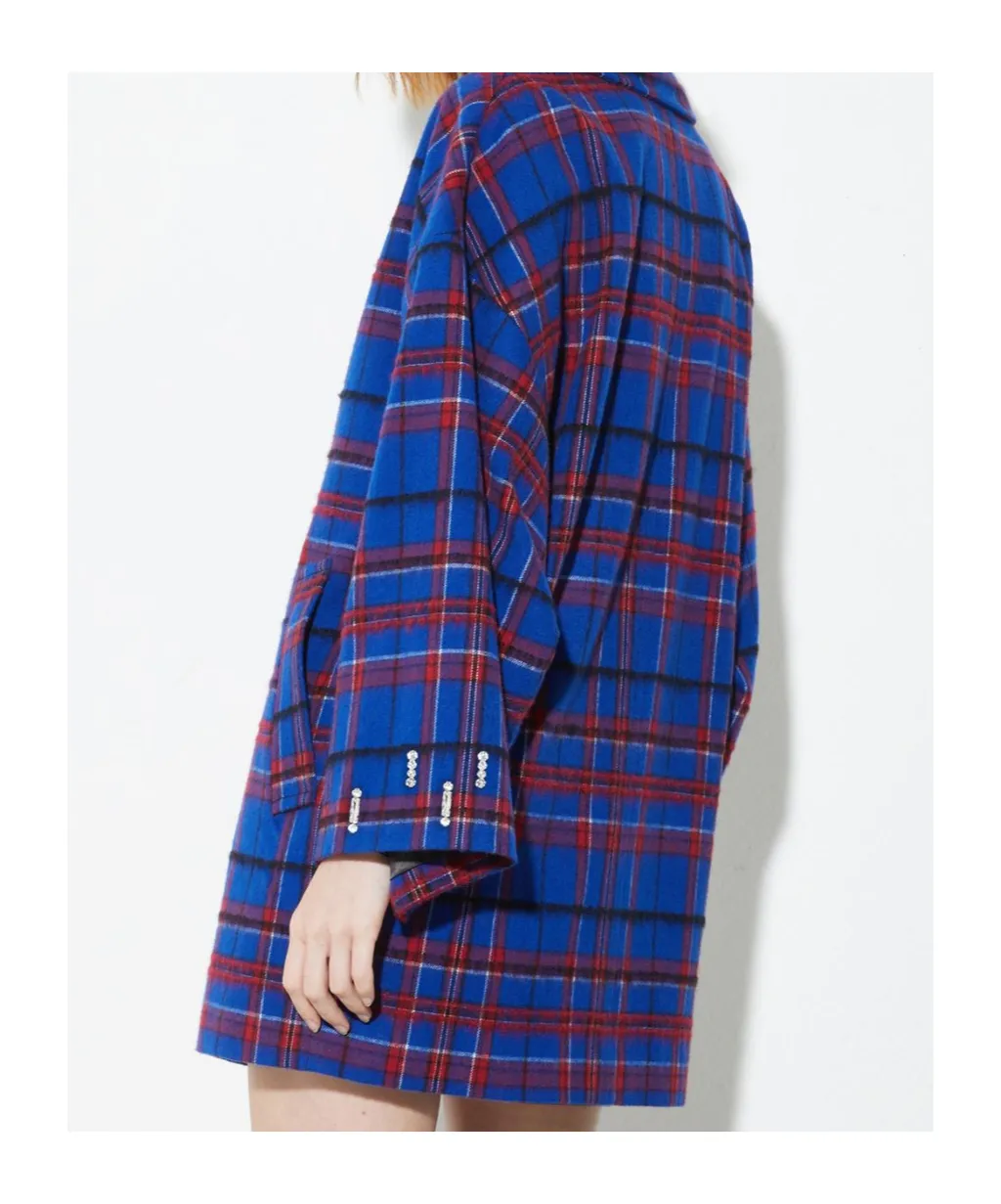 Long-Sleeved Wool Coat