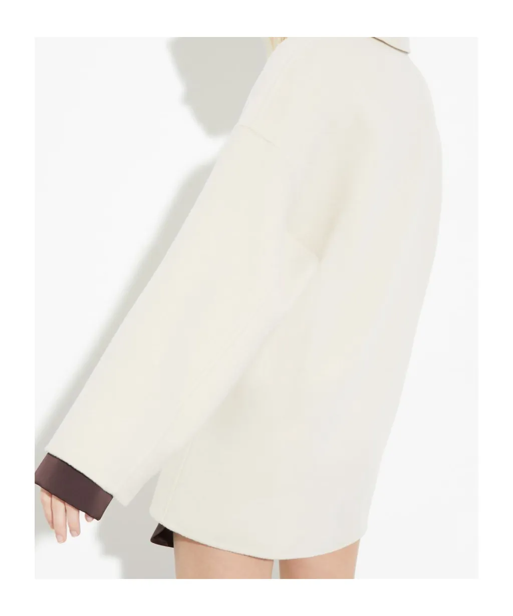 Double-Layer Wool Shirt Jacket