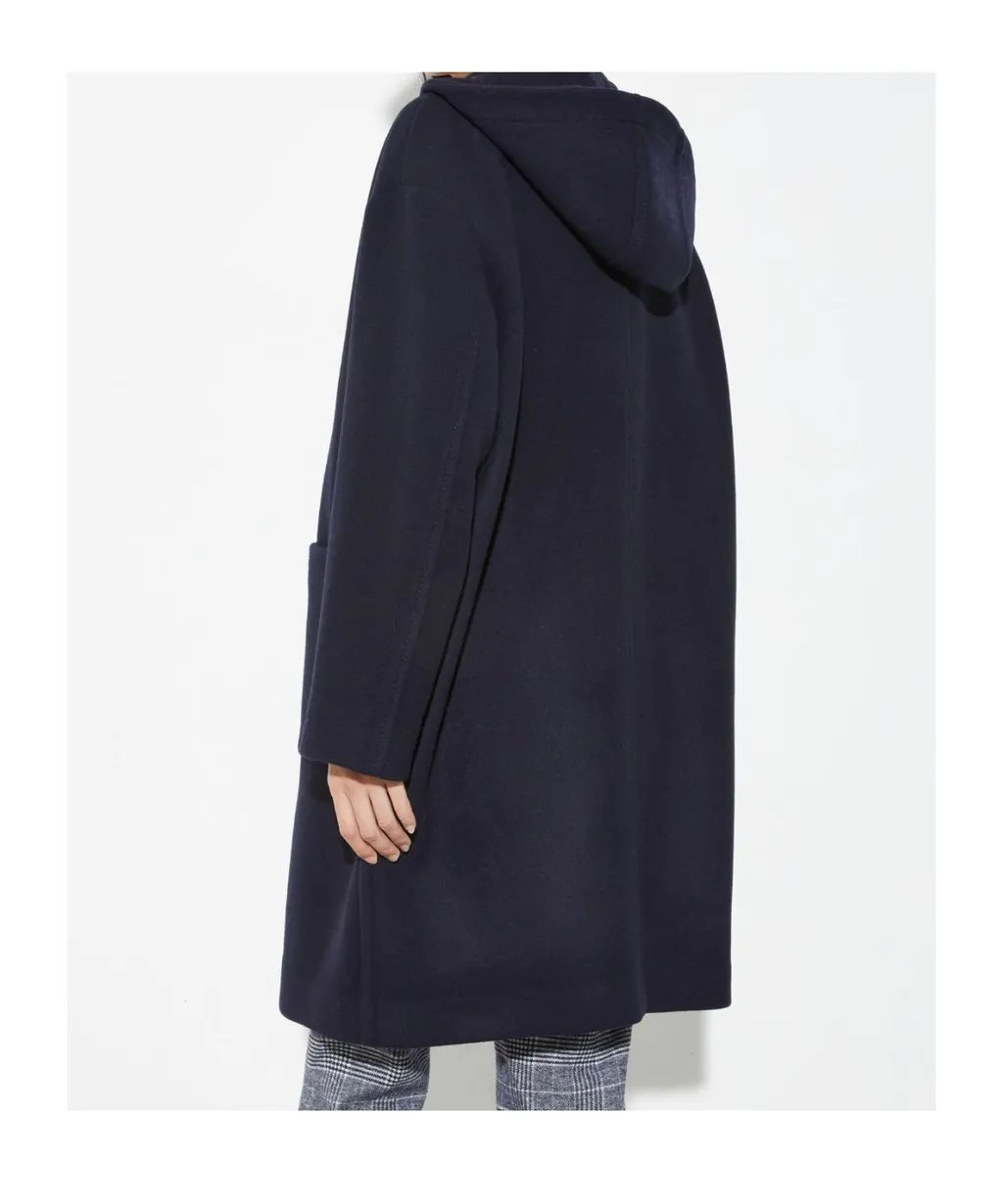 Wool Blend Tweed Coat