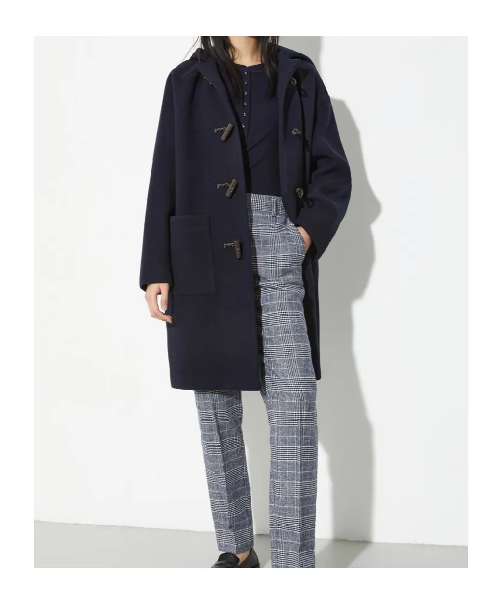 Wool Blend Tweed Coat
