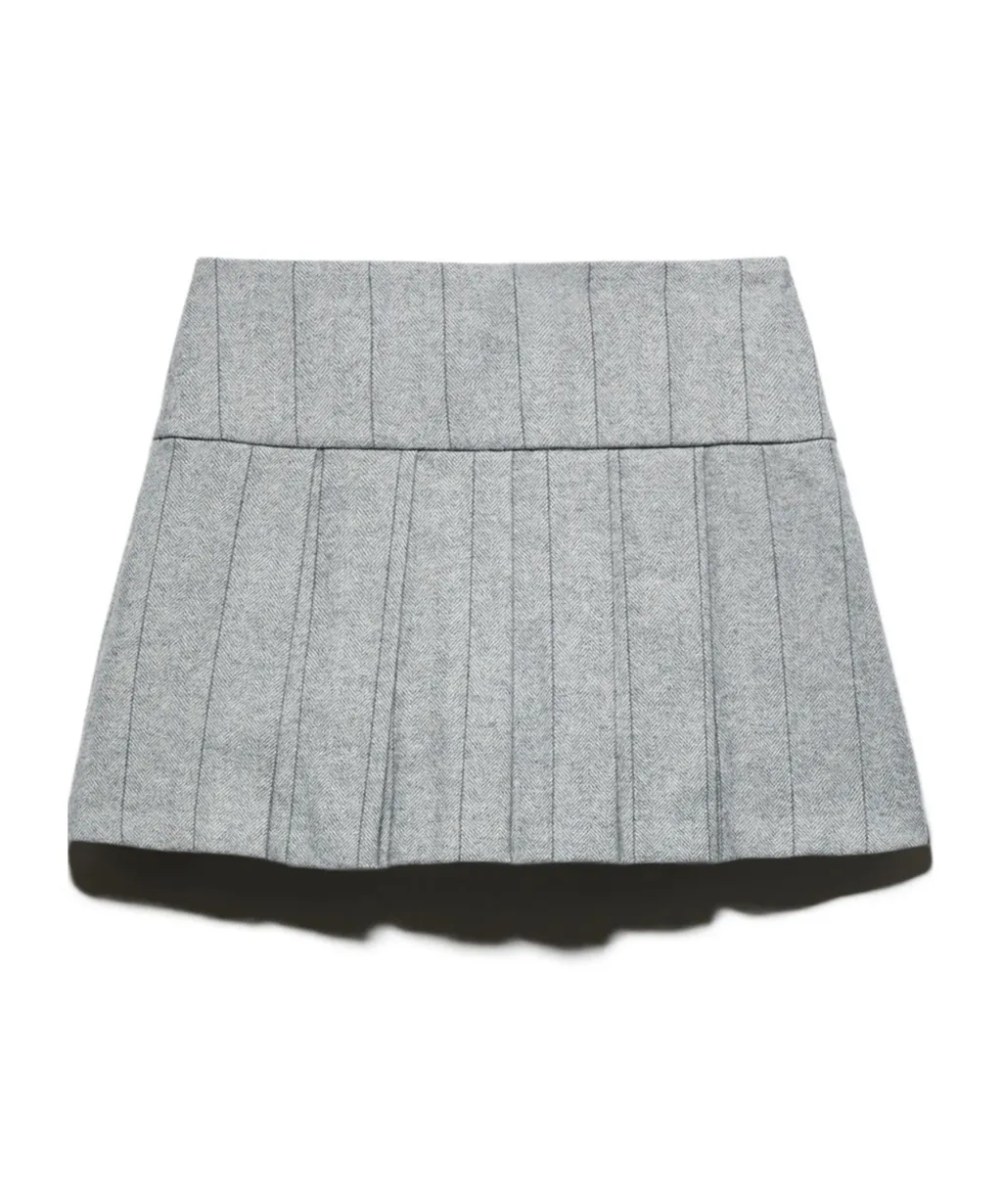 Wool Miniskirt
