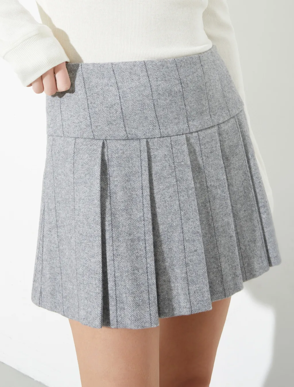 Wool Miniskirt