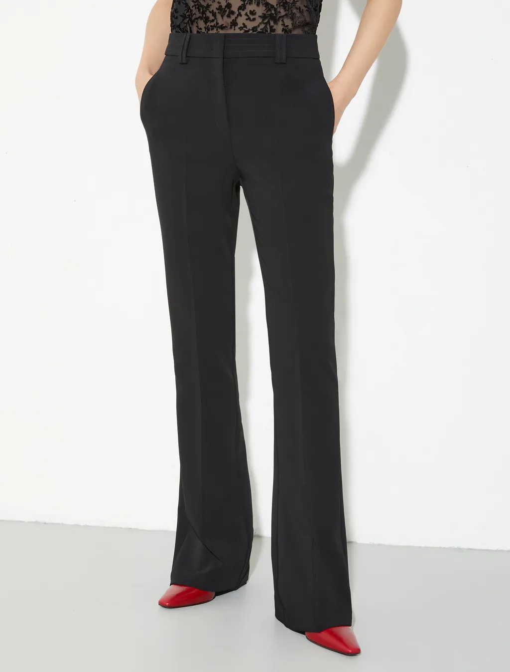 Casual Pants With Belt Loops