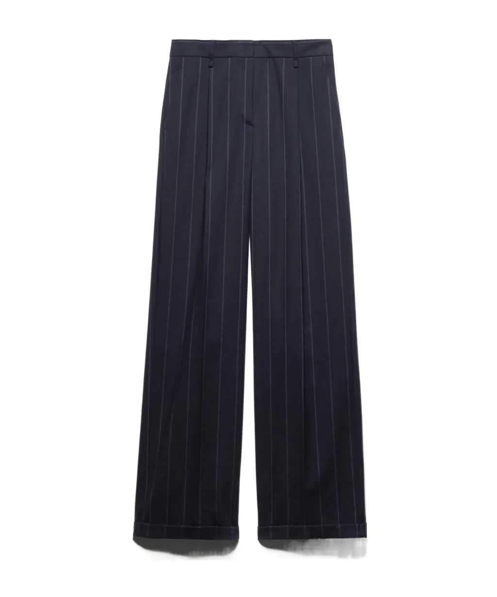Wide-Leg Casual Pants