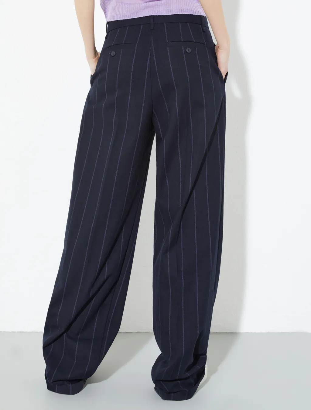 Wide-Leg Casual Pants