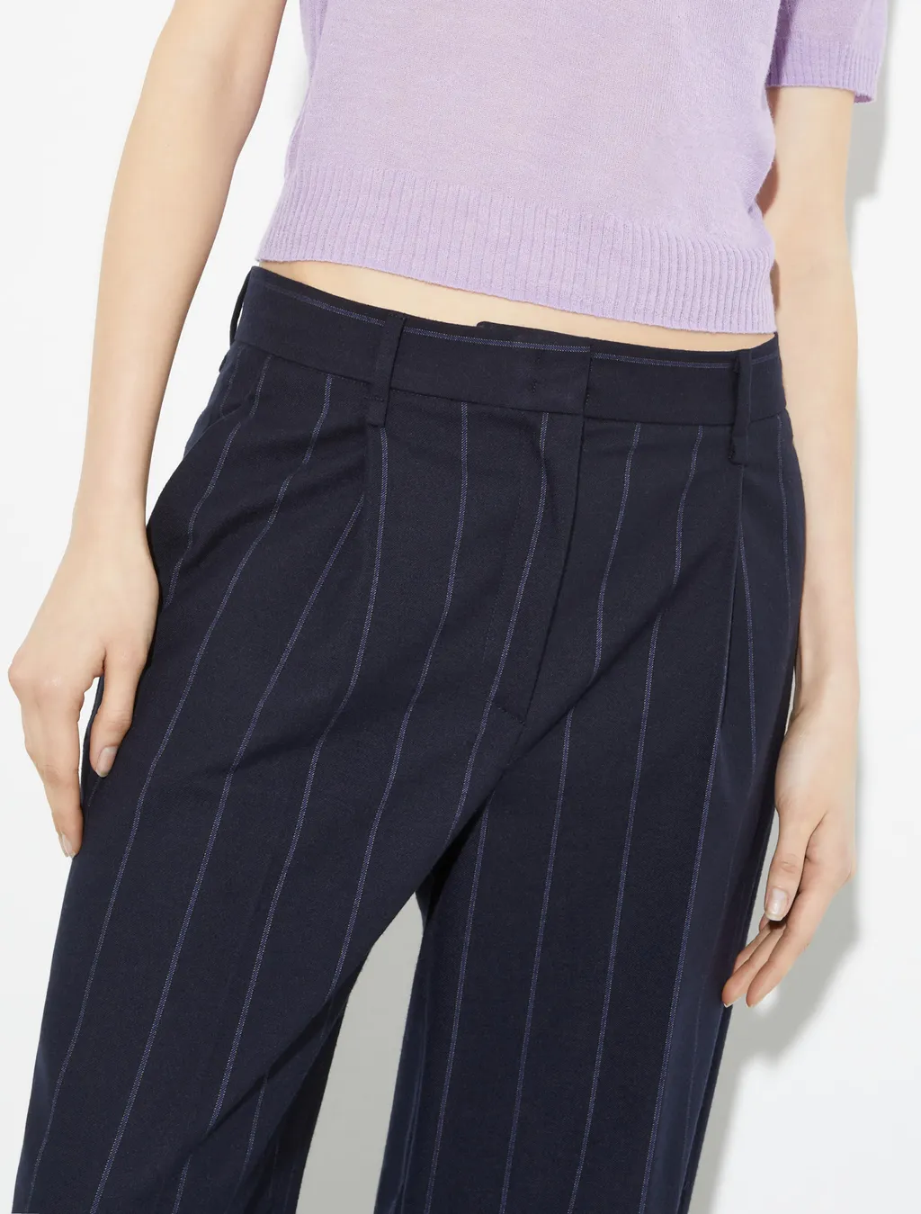 Wide-Leg Casual Pants