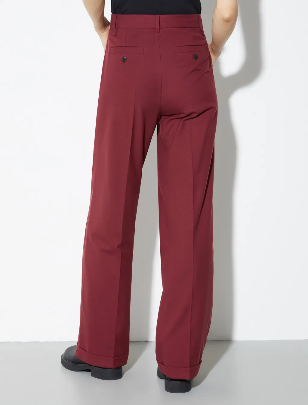 Wide-Leg Casual Pants