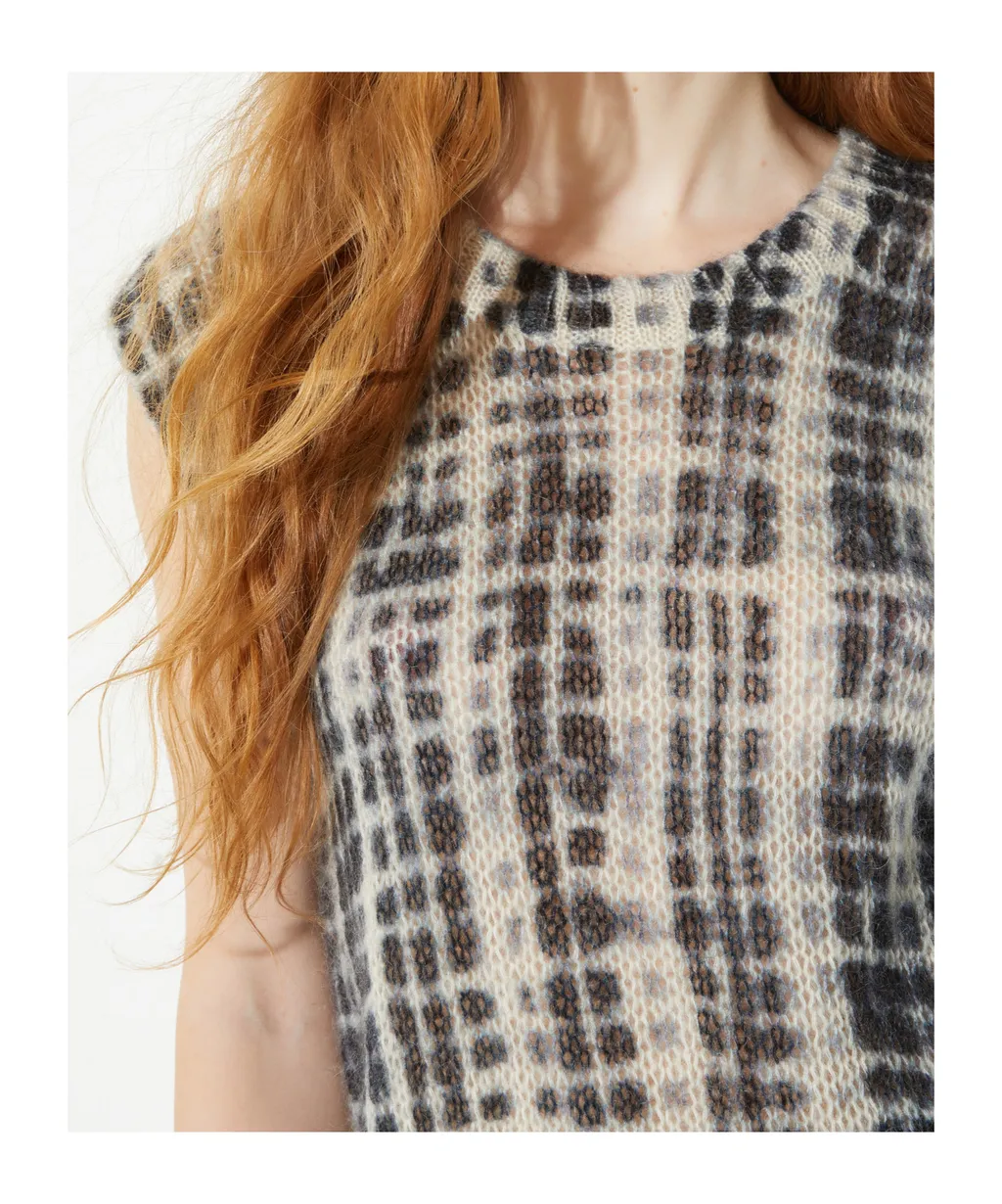 Plaid Wool Vest