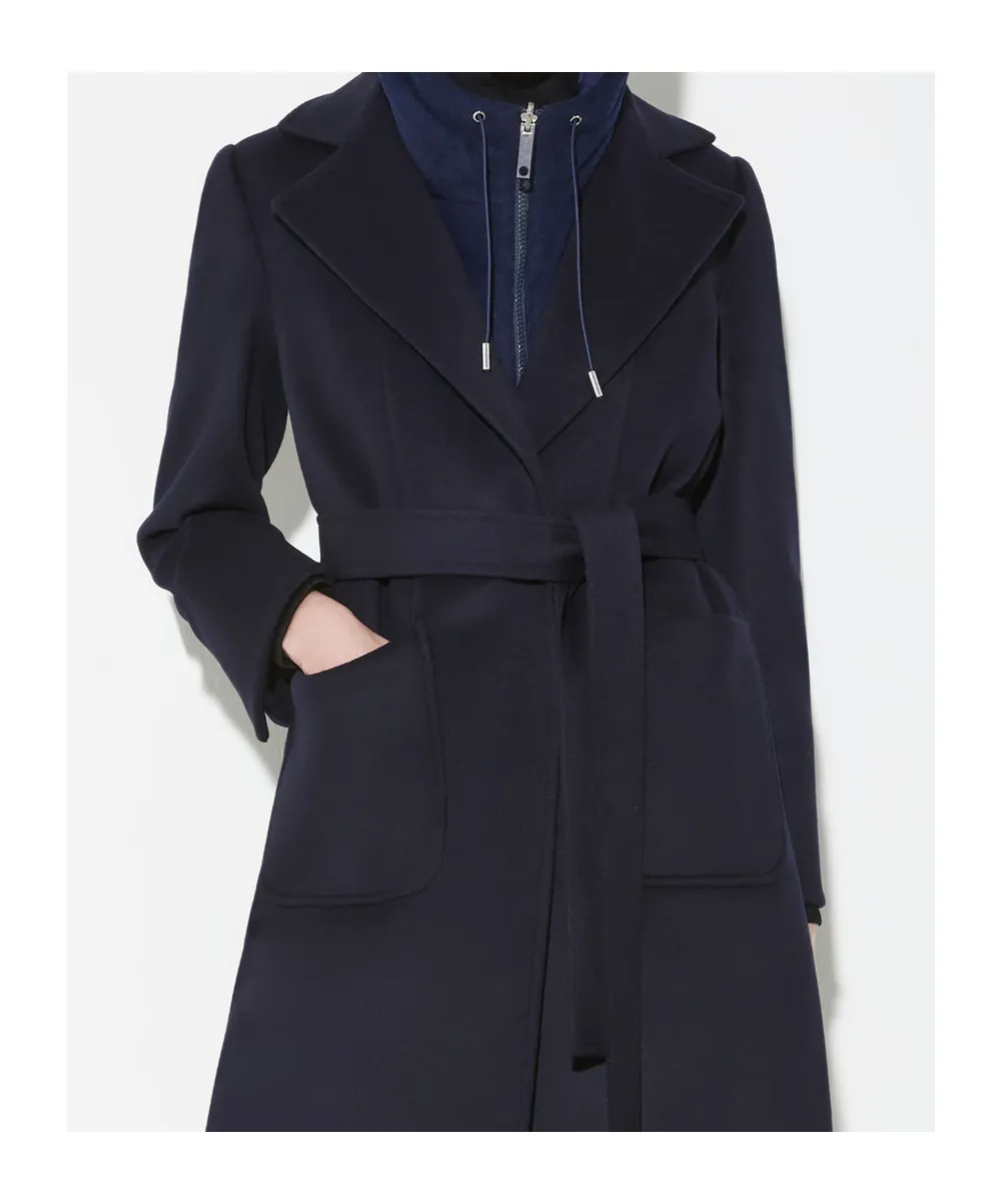 Wool Double-Sided Hooded Collar