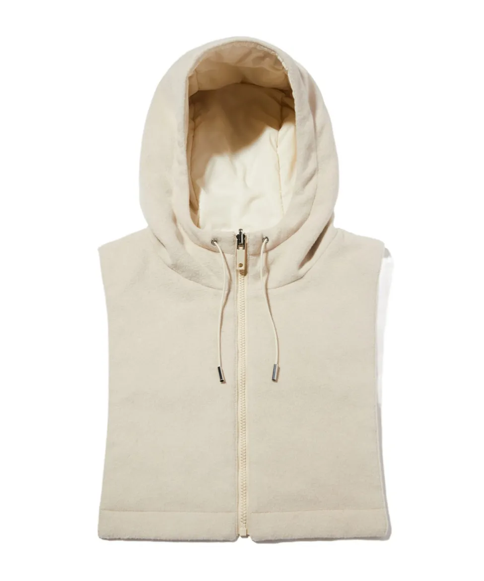 Wool Double-Sided Hooded Collar