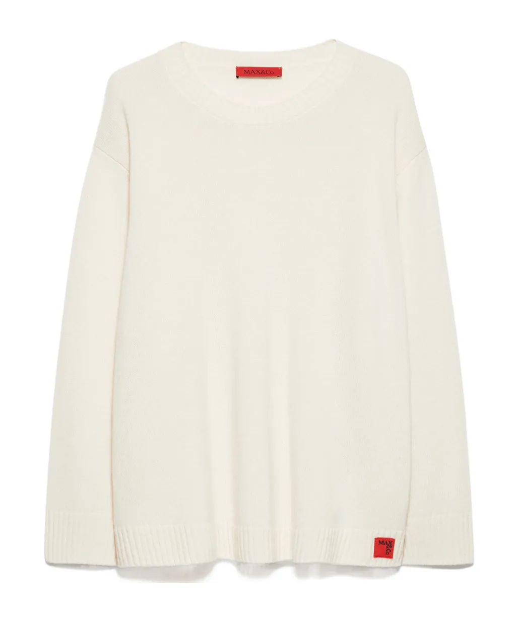 Oversized Wool And Cashmere Pullover