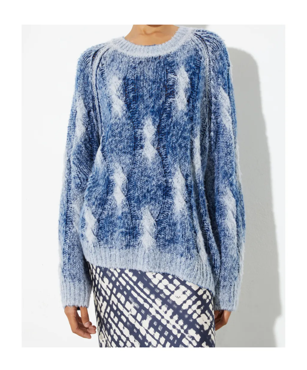 Double-Sided Knitted Pullover